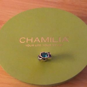 935 Chamilia majestic Blue CZ charm